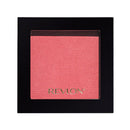 Revlon blush in a black compact case on a white background