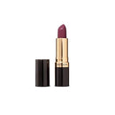 Revlon lipstick with purple shade on a white background