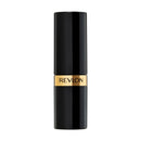Revlon lipstick with black casing and gold logo on a white background