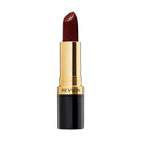 Revlon lipstick with a gold cap and black body on a white background