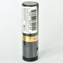 Close-up of a lipstick with a gold cap on a white background