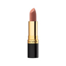 Revlon lipstick with gold cap and black base on a white background