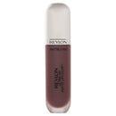 A tube of Revlon Ultra HD Matte Lipcolor in a purple shade.