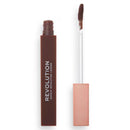 Revolution IRL Whipped Lip Crème in shade Americano Brown, displayed on a white background