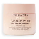 Revolution Loose Baking Powder Peach - 30g on a white background