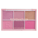 Revolution Mini Colour Reloaded Eye Shadow Palette - Heartbreaker Pink on a white background