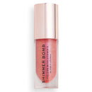 Revolution Shimmer Bomb Lip Gloss - Daydream Pink on a white background