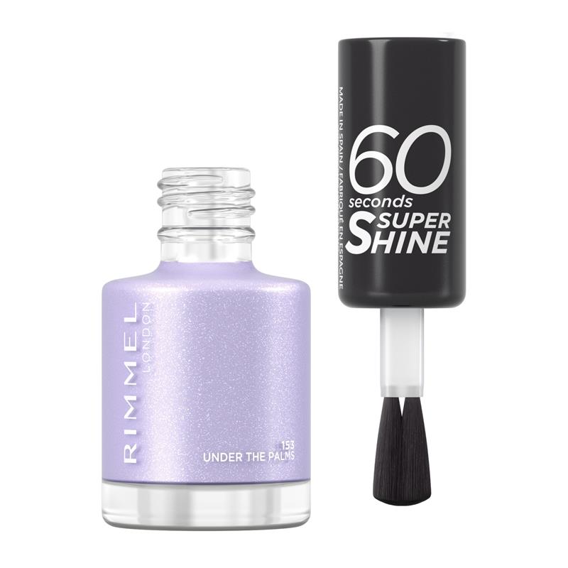 Rimmel 60 Second Super Shine Nail Polish 153 Under The Palms