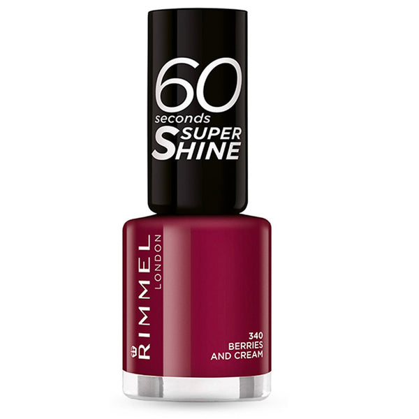 Rimmel 60 Second Super Shine Nail Polish 340 Berries & Cream