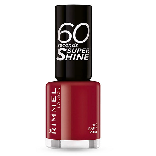 Rimmel 60 Second Super Shine Nail Polsih 320 Rapid Ruby