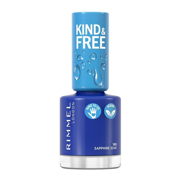 Rimmel Kind & Free Plant-Based Nail Polish 169 Sapphire Soar