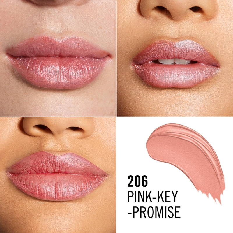 Rim Lasting Finish Lipstick - 206 Pink Key Promise