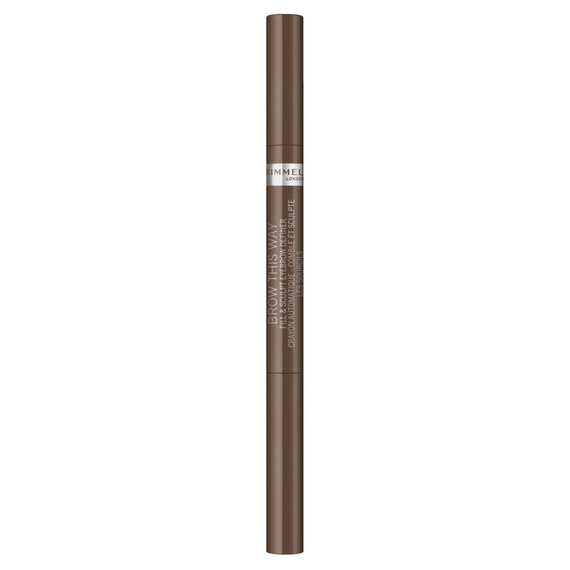 Rimmel Brow This Way 2-In-1 Fill & Sculpt - 002 Med Brown