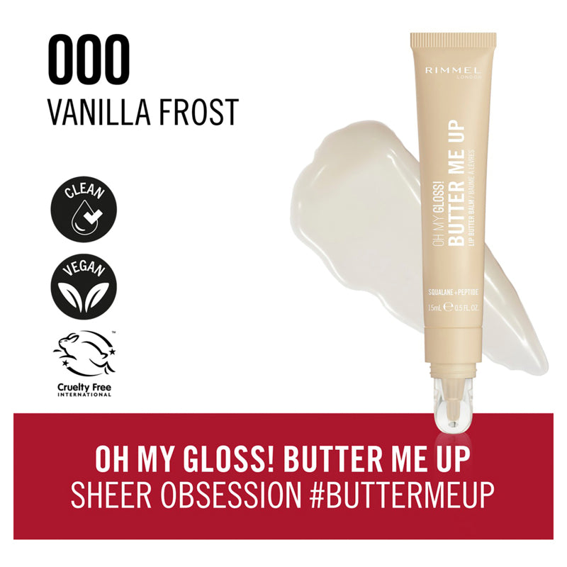 Rimmel Oh My Gloss! Butter Me Up - 000 Vanilla Frost