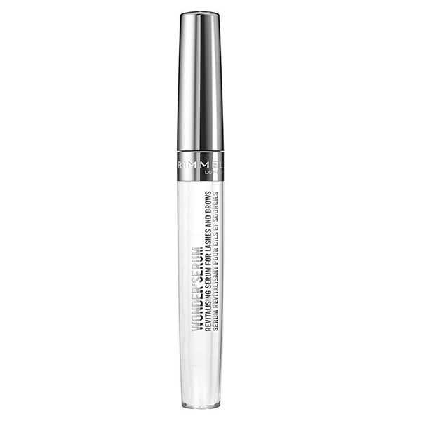 Rimmel London serum bottle on a white background