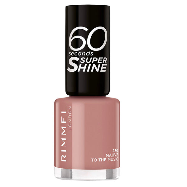 Rimmel 60 Second Super Shine Nail Polish 230 Mauve To The Music