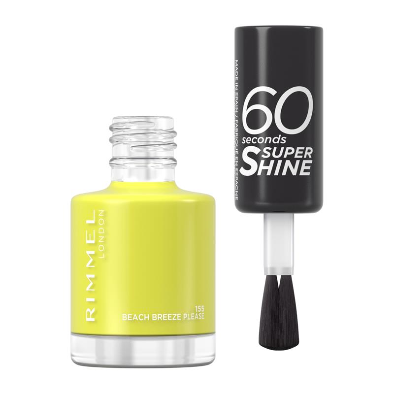 Rimmel 60 Second Super Shine Nail Polish 155 Beach Breeze Please