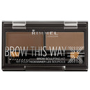 Rimmel Brow This Way Eyebrow Sculpting Kit - 002 Mid Brown