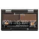 Rimmel Brow This Way Eyebrow Sculpting Kit - 003 Dark Brown