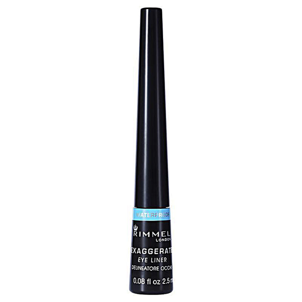 Rimmel Exaggerate Waterproof Liquid Eye Liner 001 Black