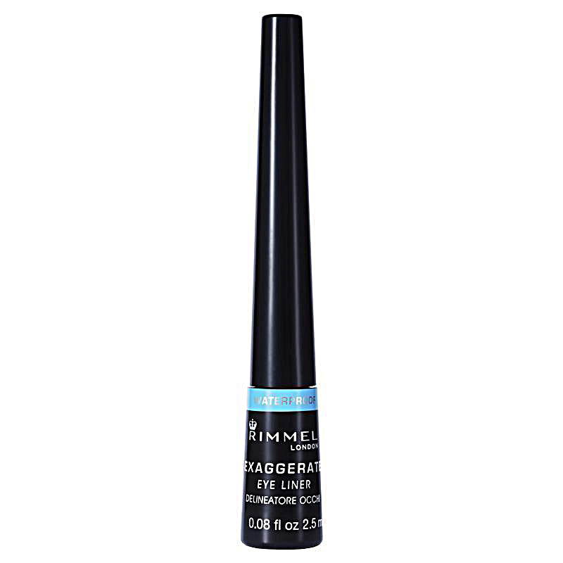 Rimmel Exaggerate Waterproof Liquid Eye Liner 001 Black