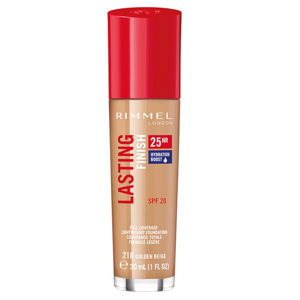 Rimmel Lasting Finish Foundation 25hr 210 Golden Beige