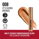 Rimmel Multi-Tasker Turbocharged Glow Liquid Illuminator - Its Giving Bronze