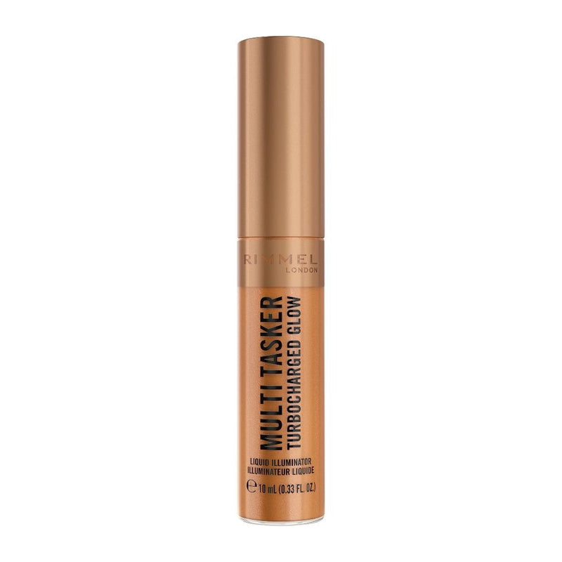 Rimmel Multi-Tasker Turbocharged Glow Liquid Illuminator - Its Giving Bronze