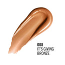 Bronze makeup swatch labeled '008 It's Giving Bronze' on a white background