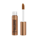 Rimmel Multi-Tasker Turbocharged Glow liquid illuminator with applicator on a white background
