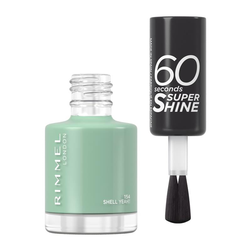 Rimmel 60 Second Super Shine Nail Polish 154 Shell Yeah