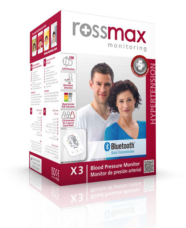 Rossmax Blood Pressure Monitor X3bt