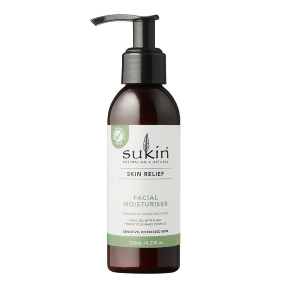 Sukin Skin Relief Facial Moisturiser 125ml