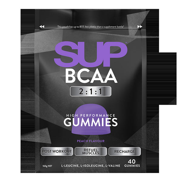 SUP Supplements BCAA Peach Flavoured Gummies 40s