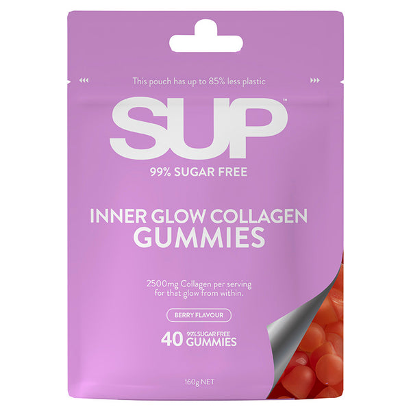 SUP Supplements Inner Glow Collagen Berry Flavoured Gummies 40s