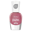 Sally Hansen nail polish bottle with 'plant based' and 'good. kind. pure.' text on a white background