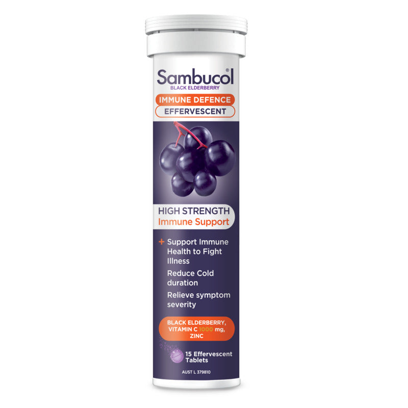 Sambucol Immune Defence Effervescent 15 Tablets