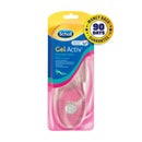 Scholl Gel Activ insole packaging with a money-back guarantee badge on a white background