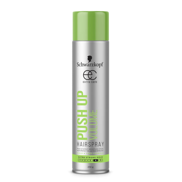 Schwarzkopf Extra Care Push Up Volume Hairspray 250g