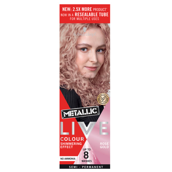 Schwarzkopf Live Colour Metallic Rose Gold 75ml