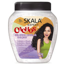Skala Expert Cachos hair jelly jar with a woman's face on the label
