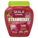 Skala Strawberry hair care product jar on a white background