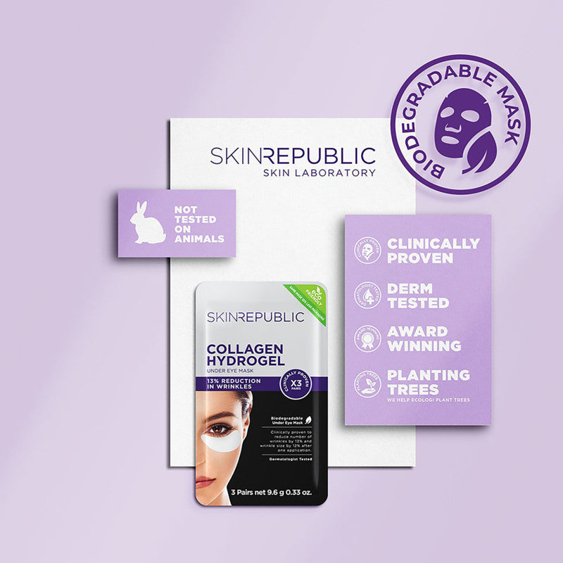 Skin Republic Collagen Hydrogel Under Eye Mask 3 Pack