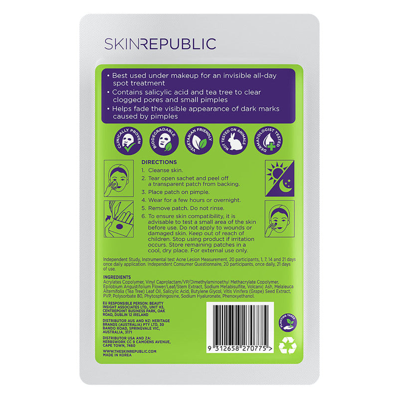 Skin Republic Spot Clear Patches 48 Pack