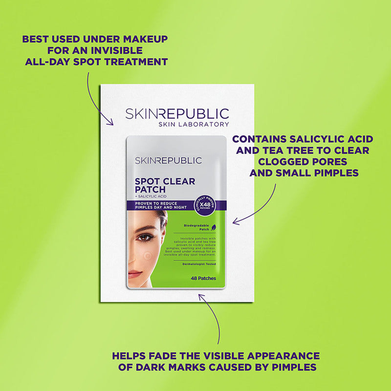 Skin Republic Spot Clear Patches 48 Pack