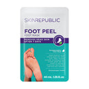 Skin Republic Foot Peel foot mask packaging on a white background