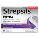 Strepsils Extra Blackcurrent Lozenges 36 Pack