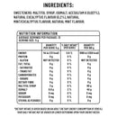 Sugarless Confectionery Menthol Eucalyptus Hard-Boiled Candy 70g