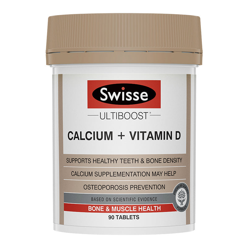 Swisse Ultiboost Calcium+Vitamin D 90Tabs