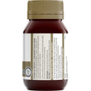 Supplement bottle with label on a white background
